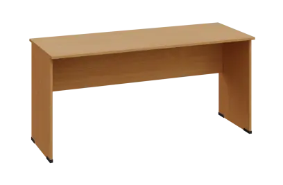 EPL 16 - 16 stůl kancelářský, dřevěná podnož, deska 18 mm, široký 1600 mm, buk Royal